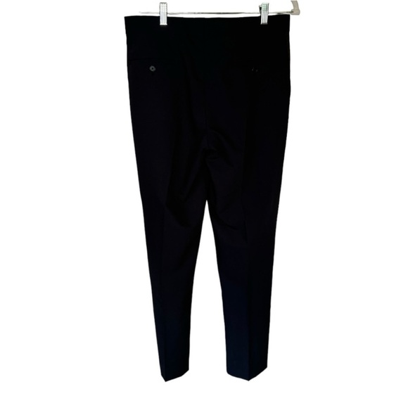 NORDSTROM Navy Trim Fit Stretch Wool Tuxedo Dress Pants Size 38W NWT - Picture 5 of 9